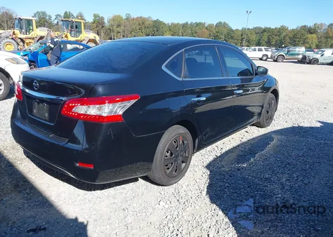 2015 Nissan Sentra S из США, поврежденный, VIN 3N1AB7AP4FY383347